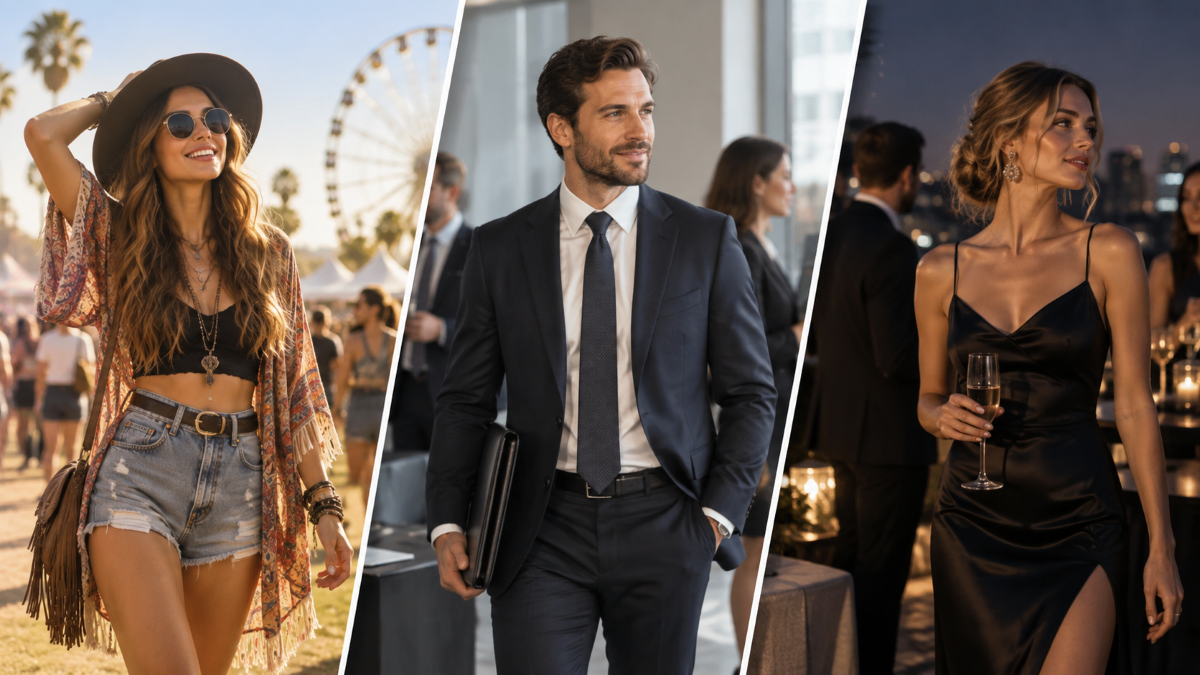 How to Dress for an Event: From a Festival to a Business Meeting