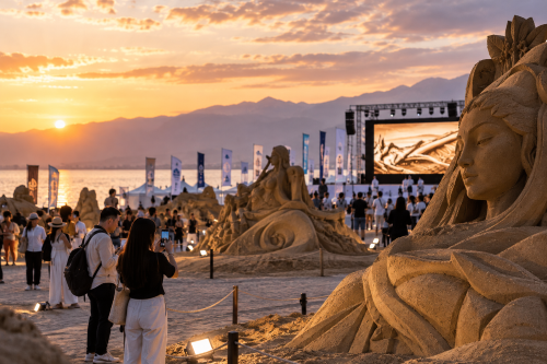 International Sand Art Festival at Lake Issyk-Kul Concludes with Inaugural Zobel Prize Ceremony