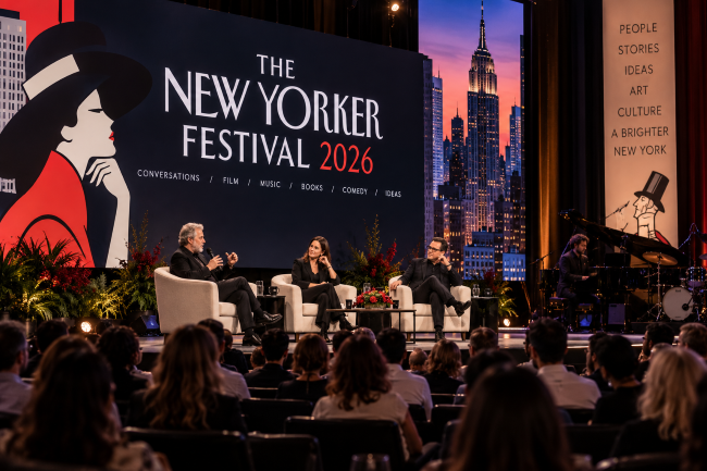 The New Yorker Festival 2026 Reveals Extensive Cultural Programme Featuring International Artists, Filmmakers and Musici
